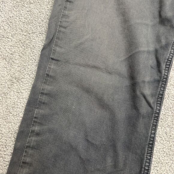 Paige Lennox Slim Fit Denim Jeans Men 33x30 Vintage Ember Faded Black Gray 32x30 - Picture 7 of 16